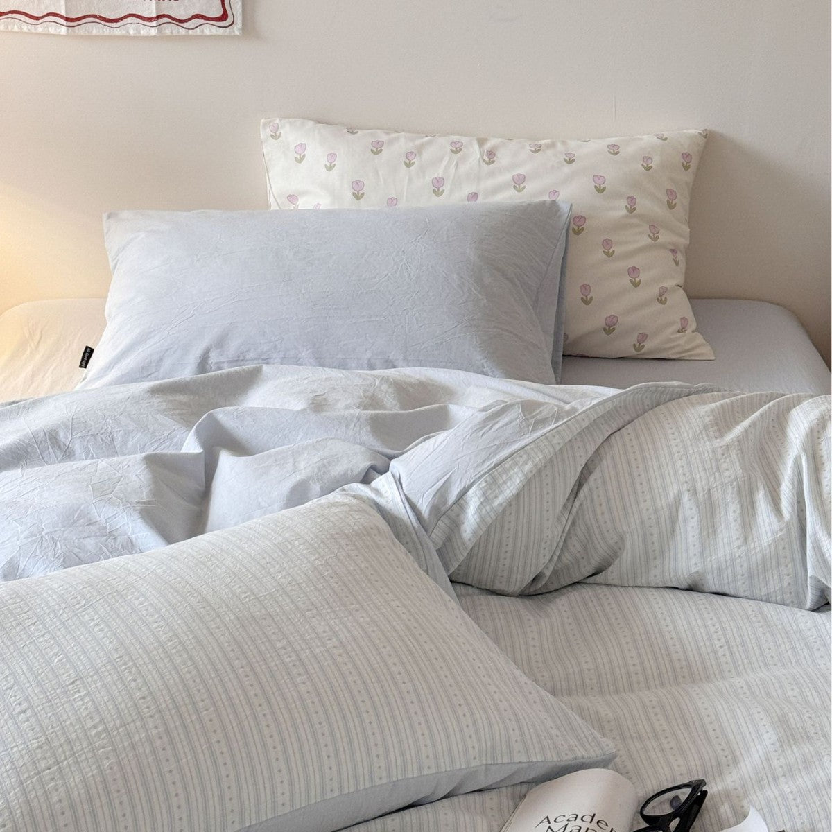 -Ever Lasting - Peony Jacquard Bedding Set / Brown -Bedding Set -Ever Lasting