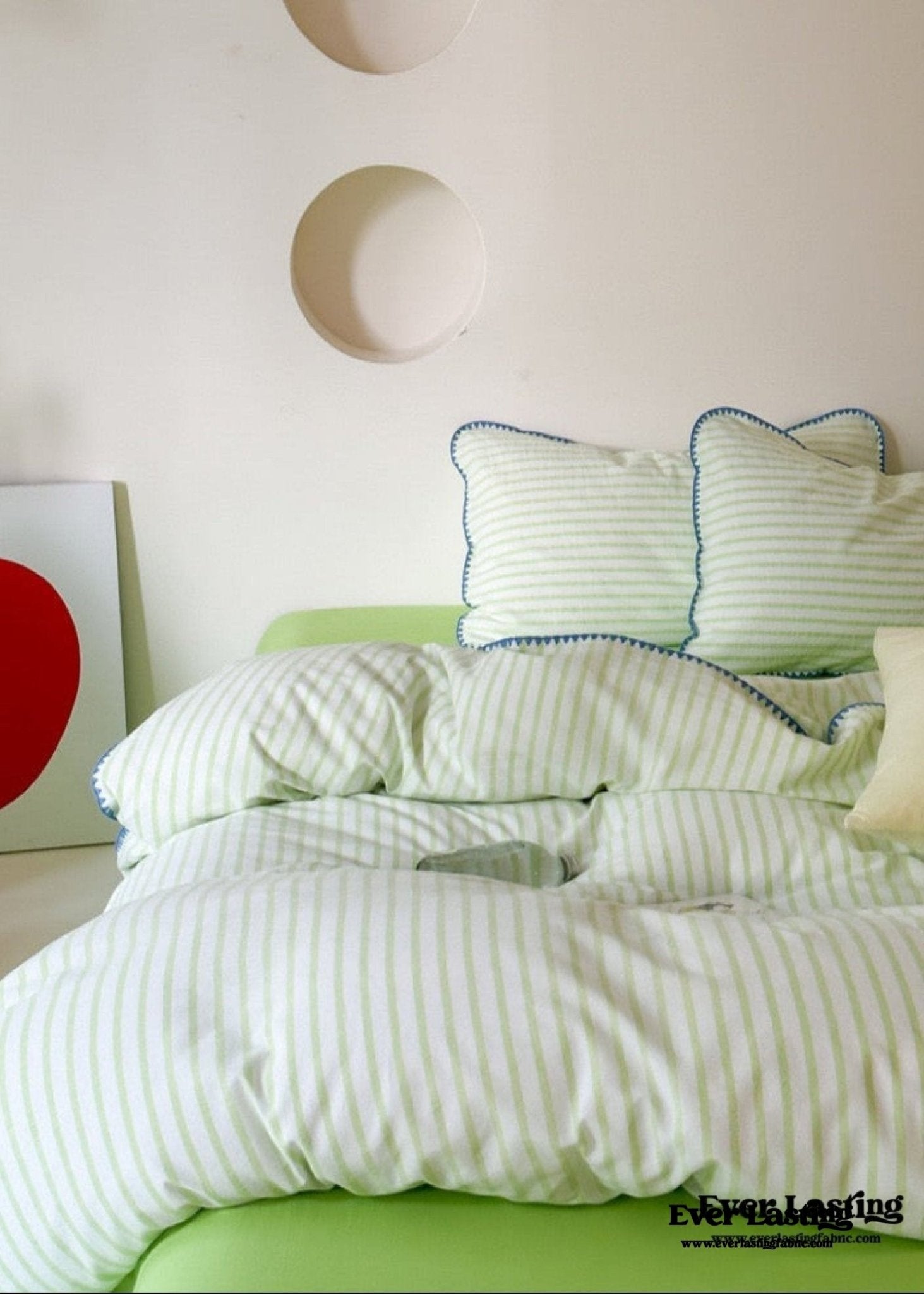 Pepper Candy Stripe Bedding Bundle - Ever Lasting