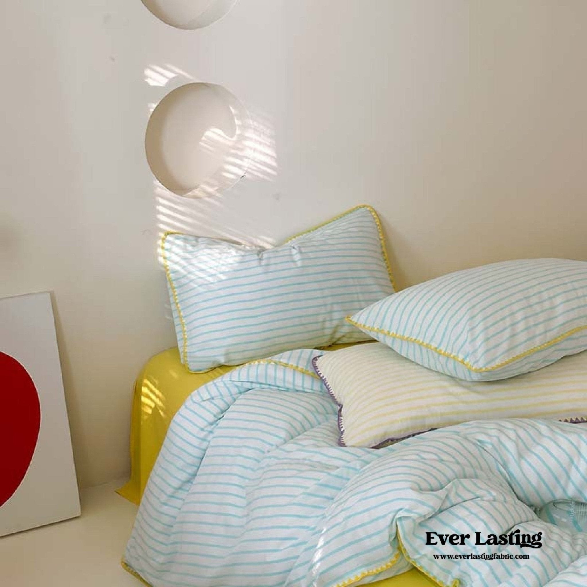 Pepper Candy Stripe Bedding Bundle - Ever Lasting