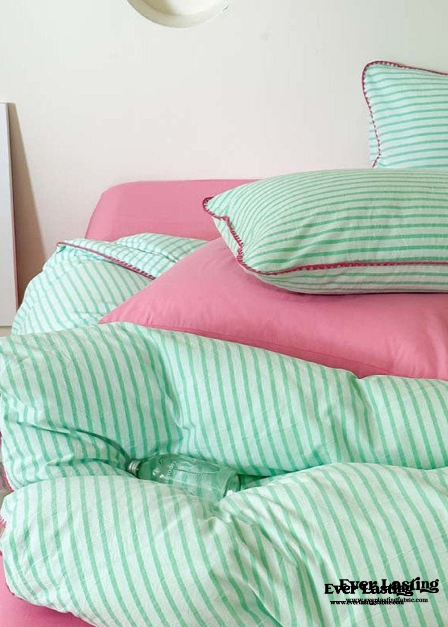 Pepper Candy Stripe Bedding Bundle - Ever Lasting