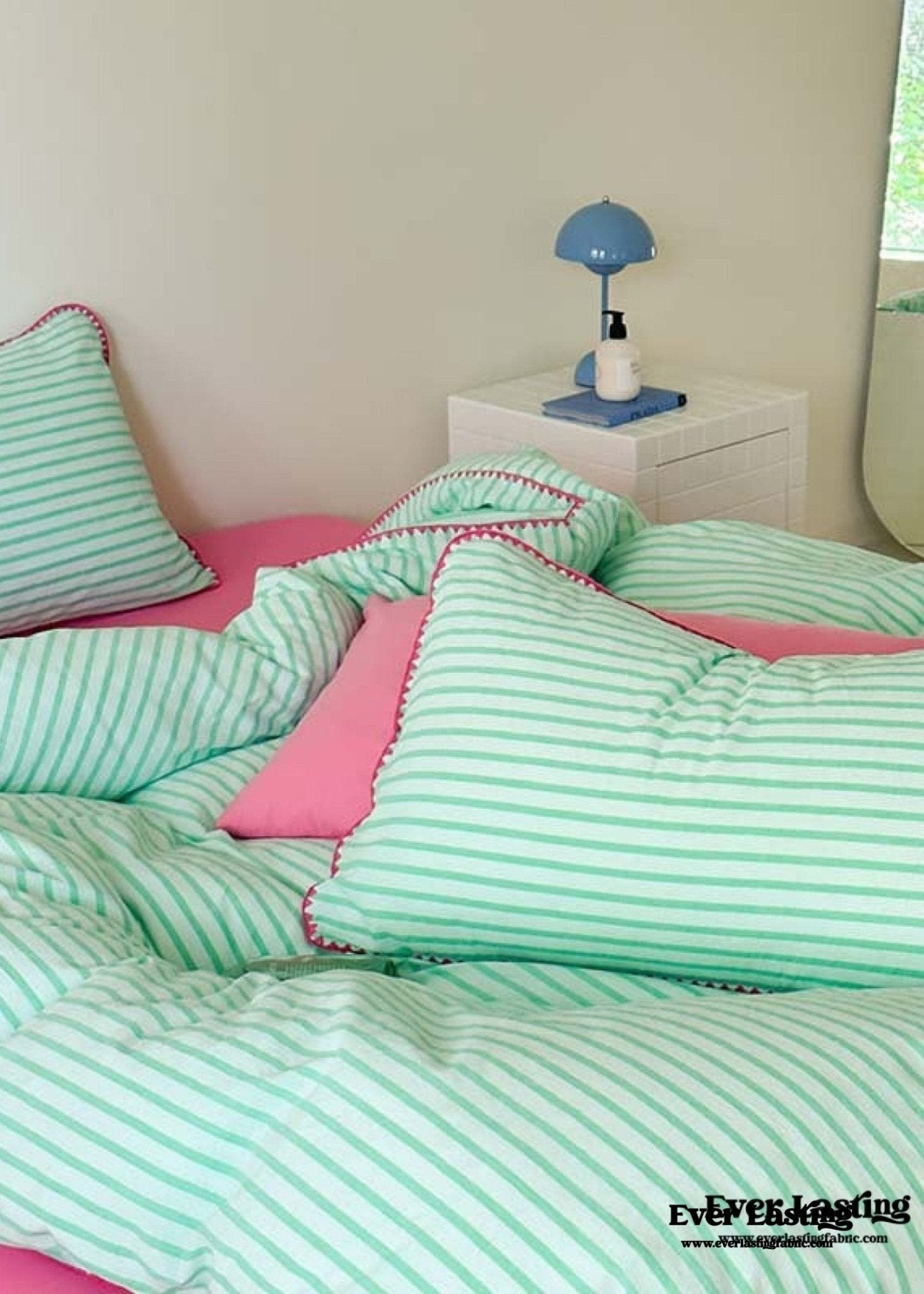 Pepper Candy Stripe Bedding Bundle - Ever Lasting
