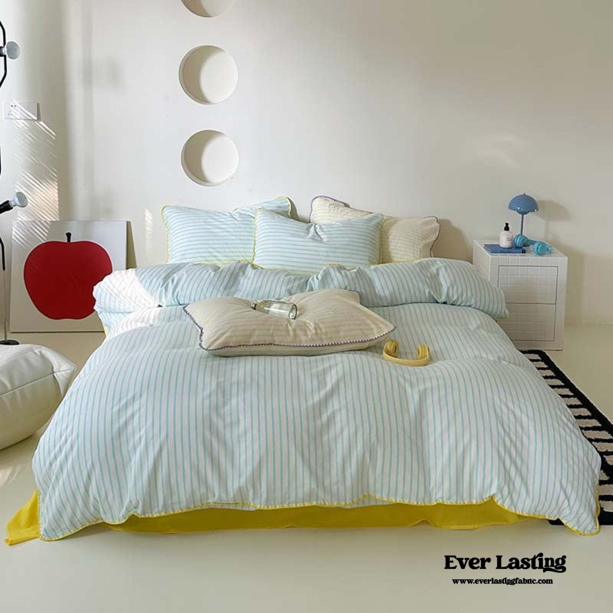 Pepper Candy Stripe Bedding Bundle - Ever Lasting