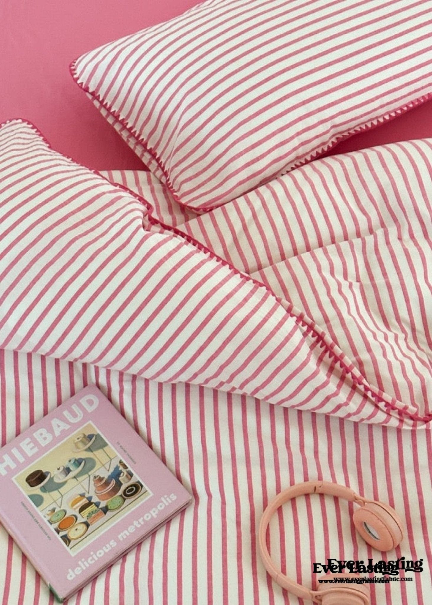 Pepper Candy Stripe Bedding Bundle - Ever Lasting