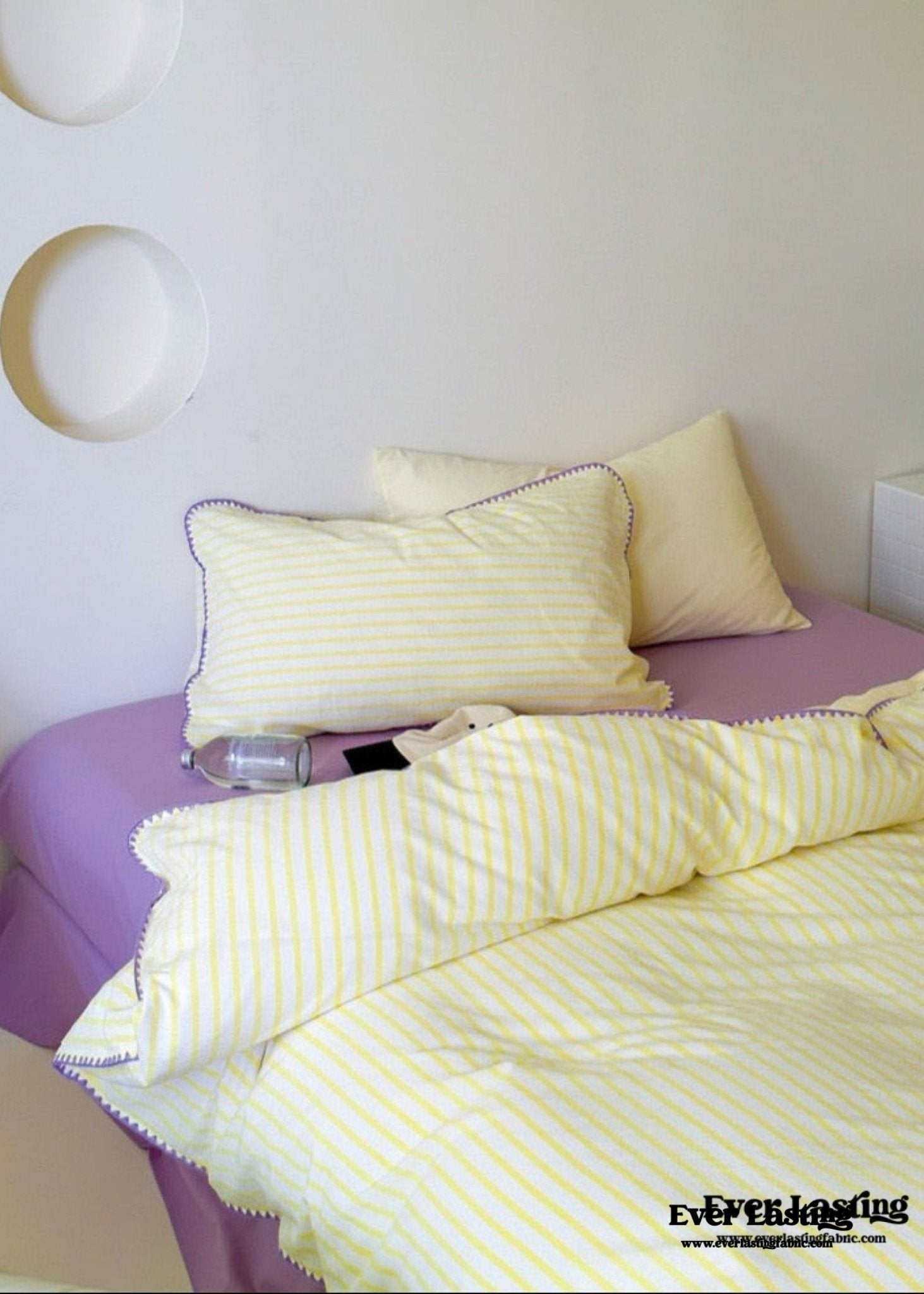 Pepper Candy Stripe Bedding Set / Fuchsia - Ever Lasting