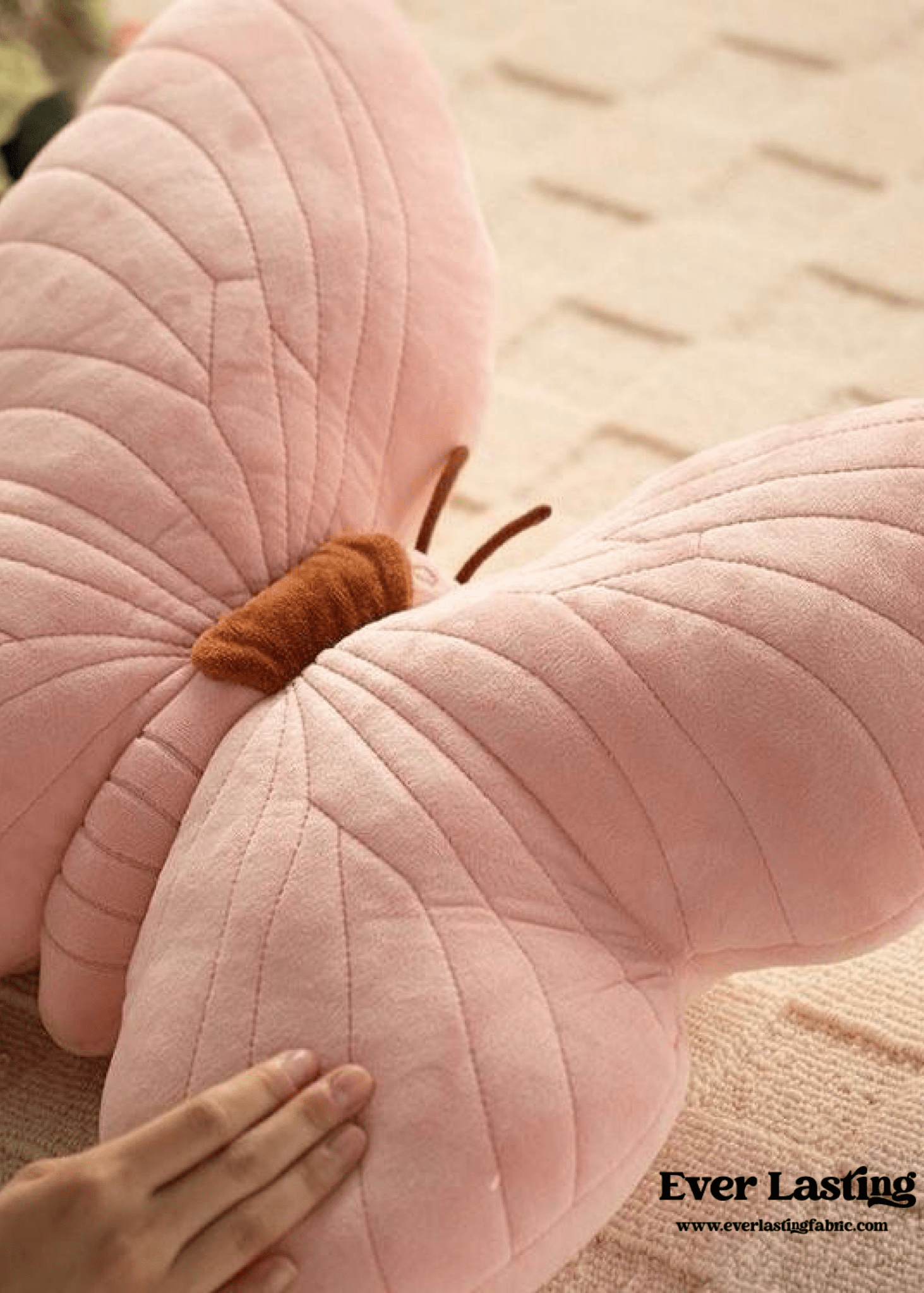Pink Butterfly Pillow - Ever Lasting