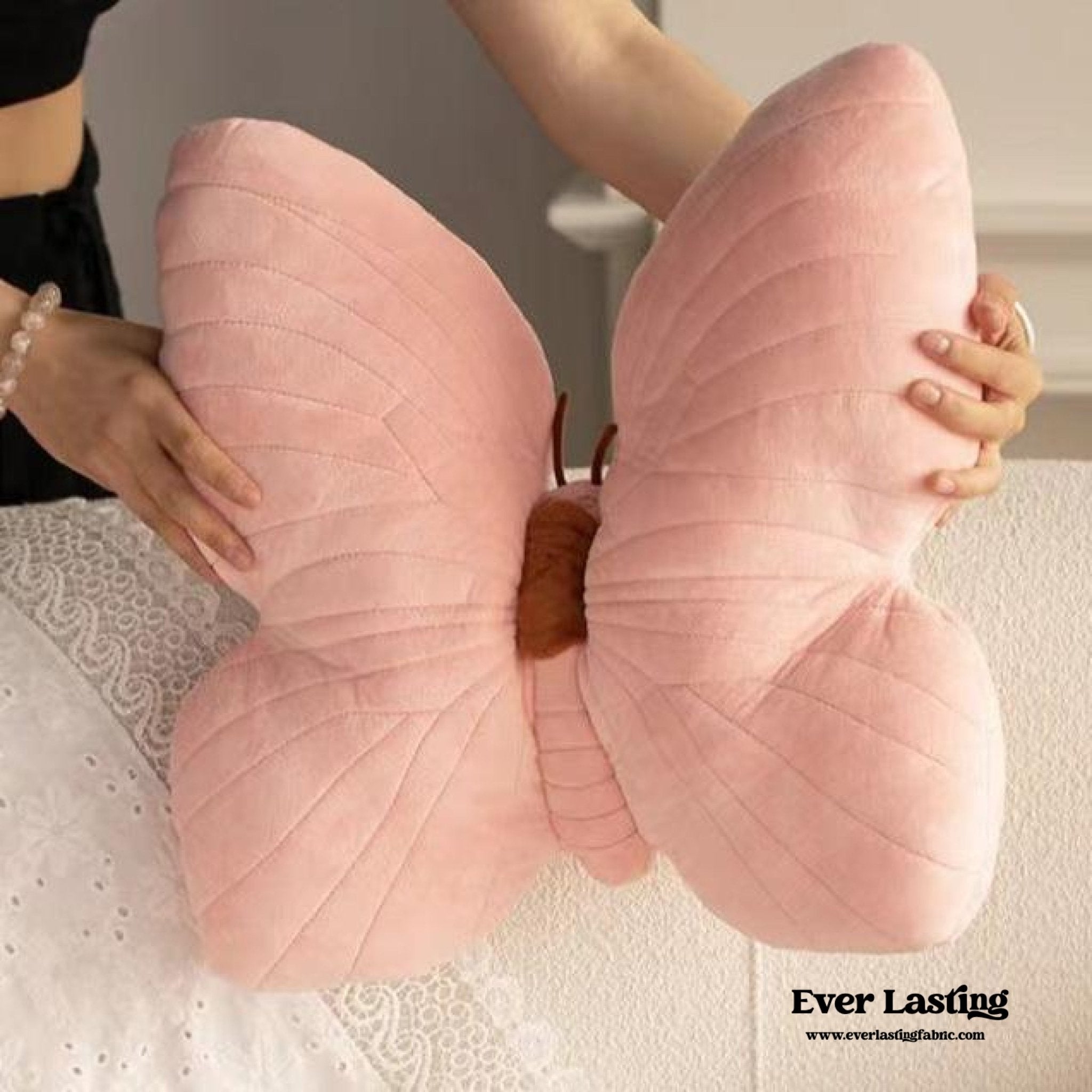 Pink Butterfly Pillow - Ever Lasting
