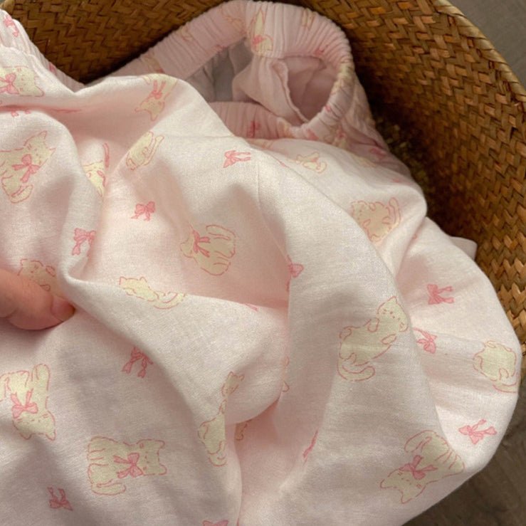 Pink Cat Bow Lounge Pajama Pants - Ever Lasting