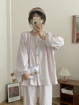 Pink Doll Kitty Long Sleeves And Pants Pajama Set Pajamas