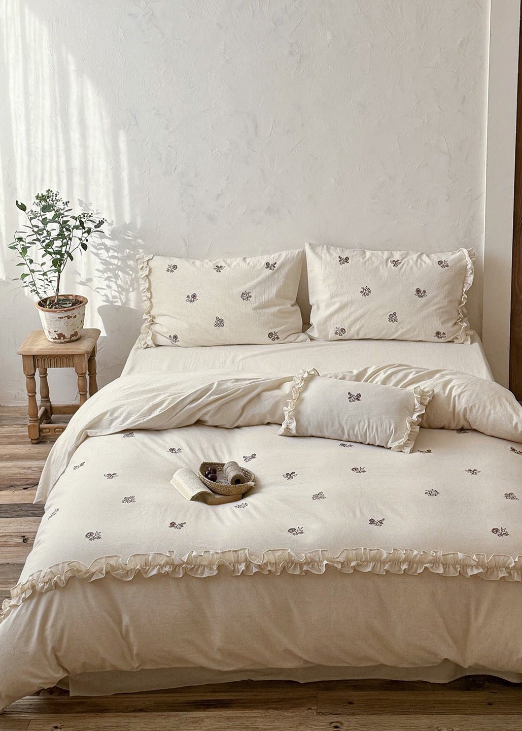-Ever Lasting - Piper Floral Ruffle Bedding Bundle -Bedding Bundle -Ever Lasting