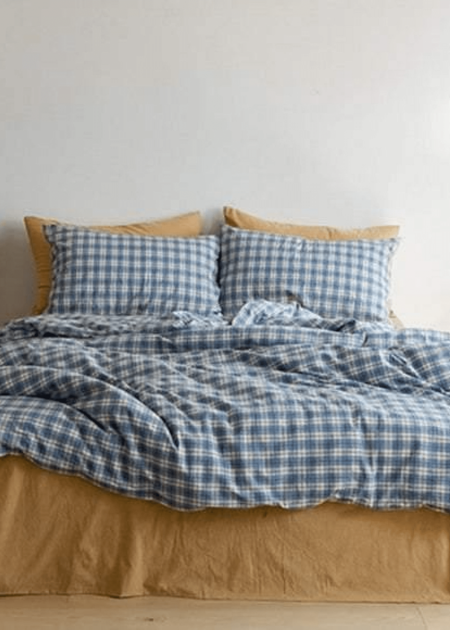  - Ever Lasting - Plaid Bedding Set / Blue + Mustard - Bedding Set - Ever Lasting