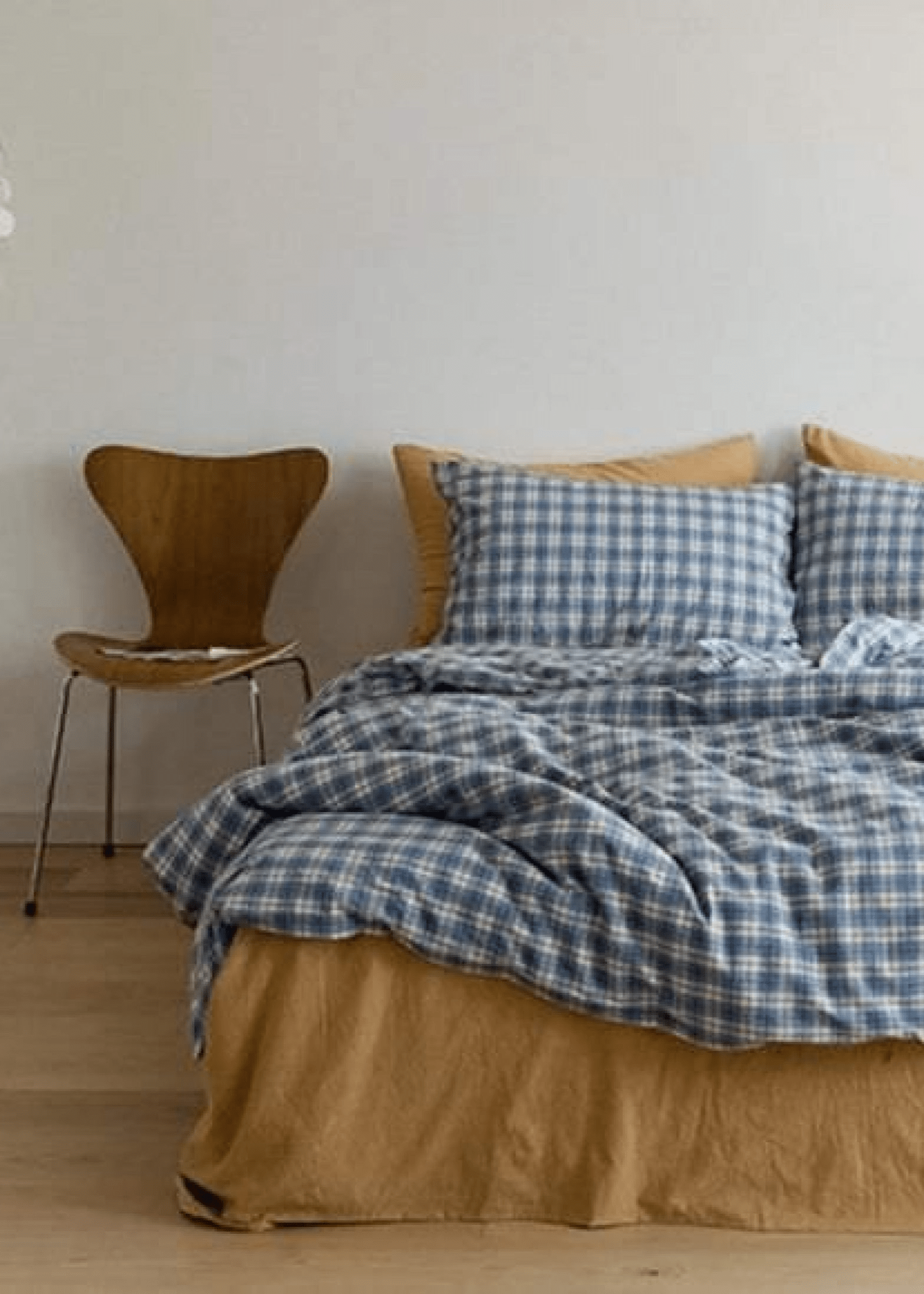  - Ever Lasting - Plaid Bedding Set / Blue + Mustard - Bedding Set - Ever Lasting