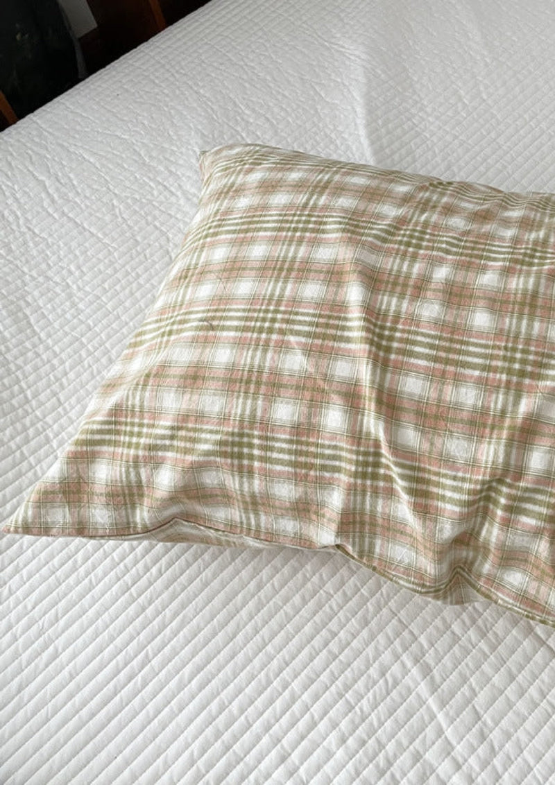 Plaid Pillowcases (5 Colors)