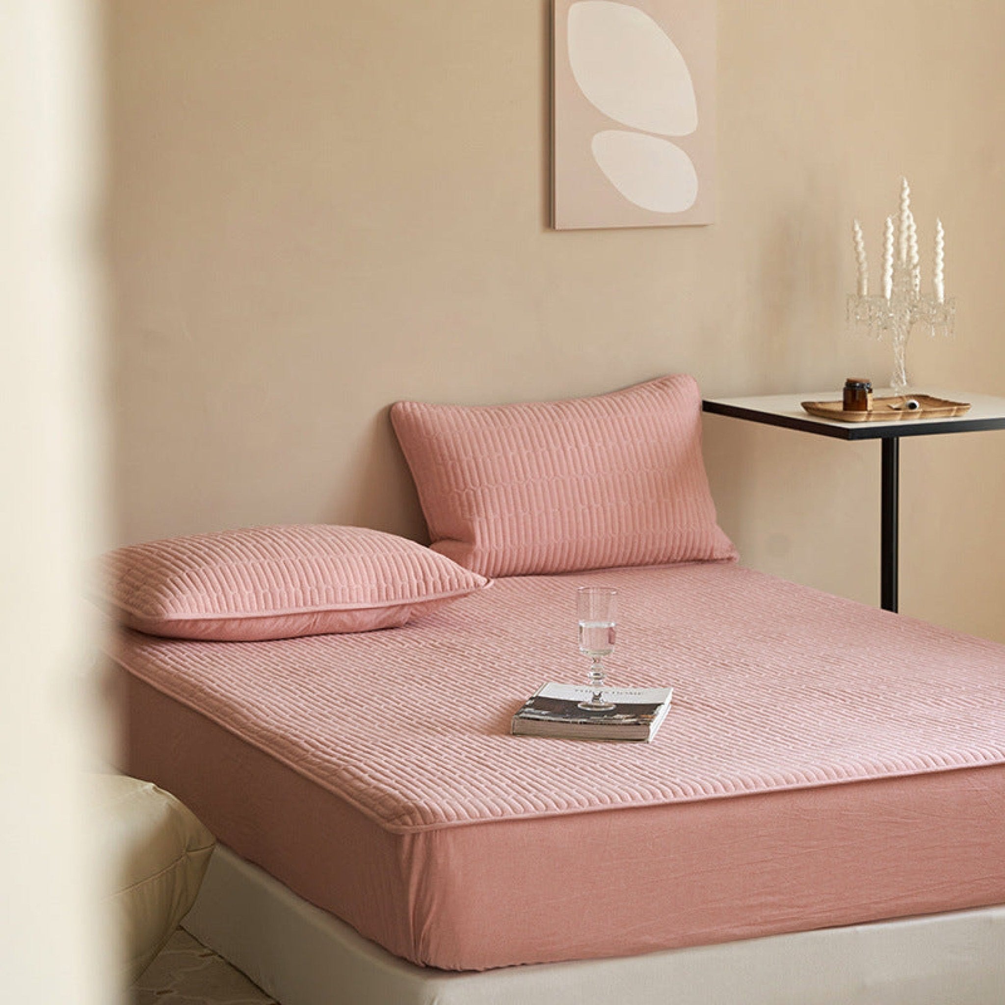 Plant Based Thickened Mattress Protector Fitted Sheet (5 Colors) - Ever Lasting