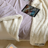 Plush Fleece Floral Blanket / Pink Blankets