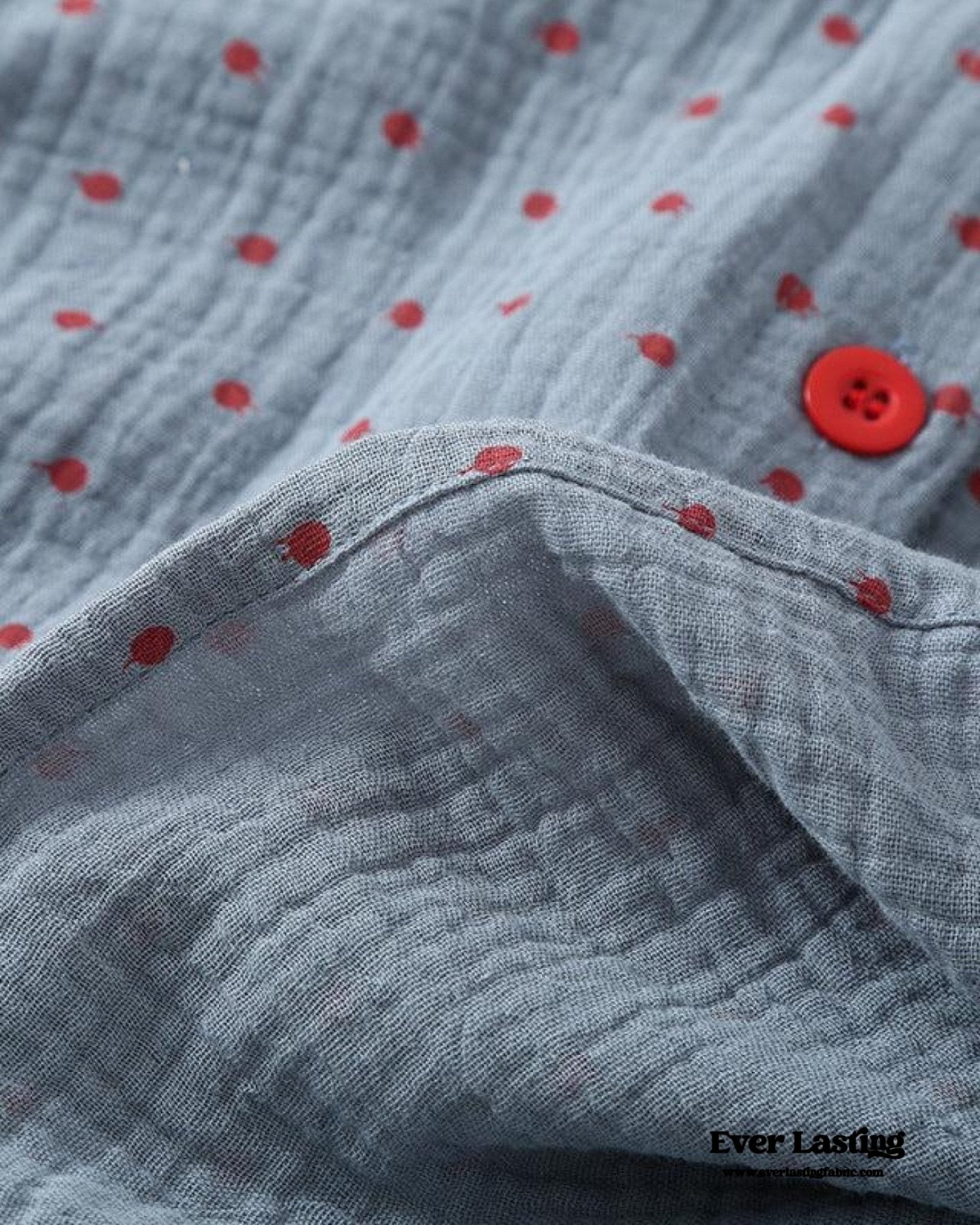 Polka Dot Cute Collared Pajama Set - Ever Lasting