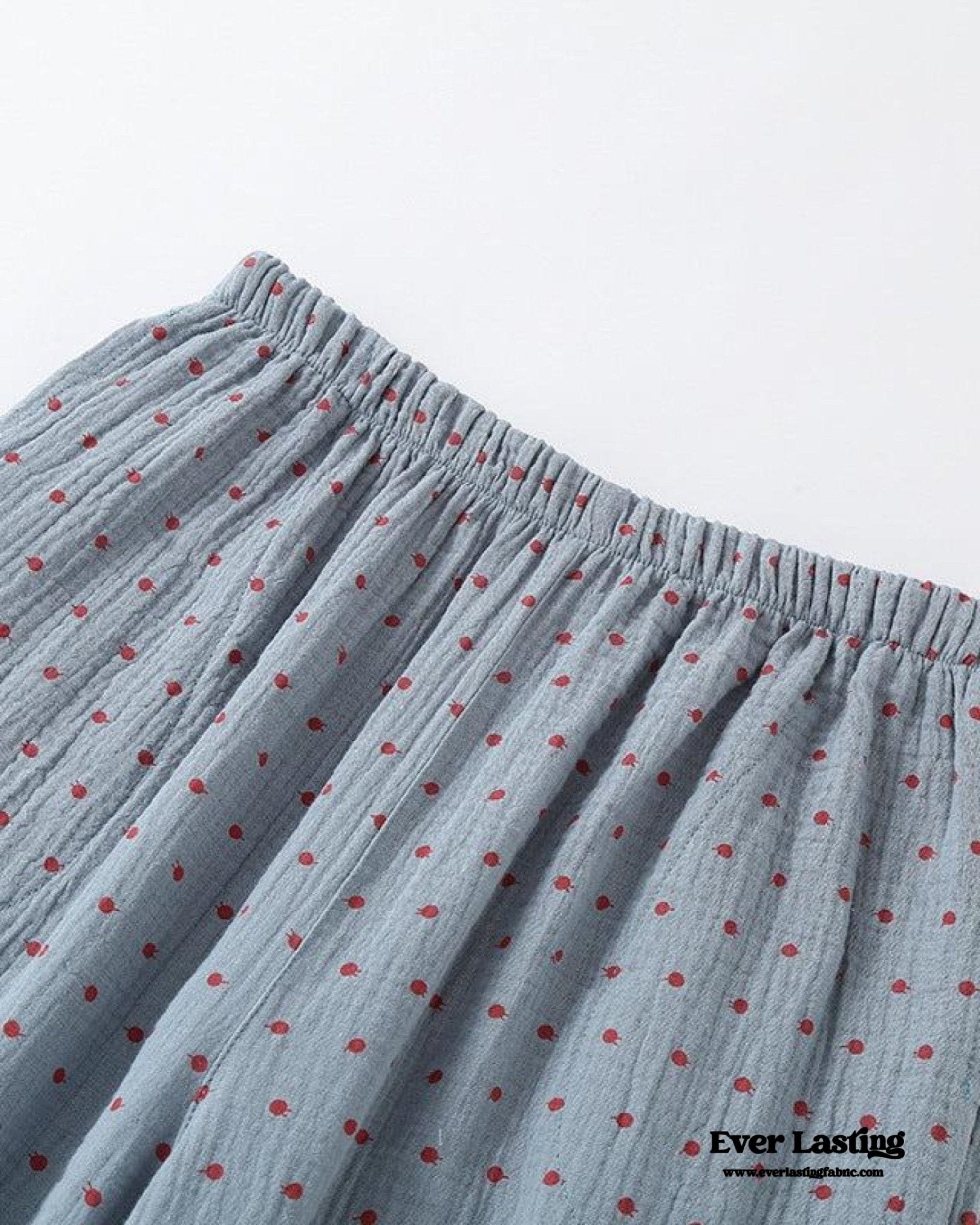 Polka Dot Cute Collared Pajama Set - Ever Lasting