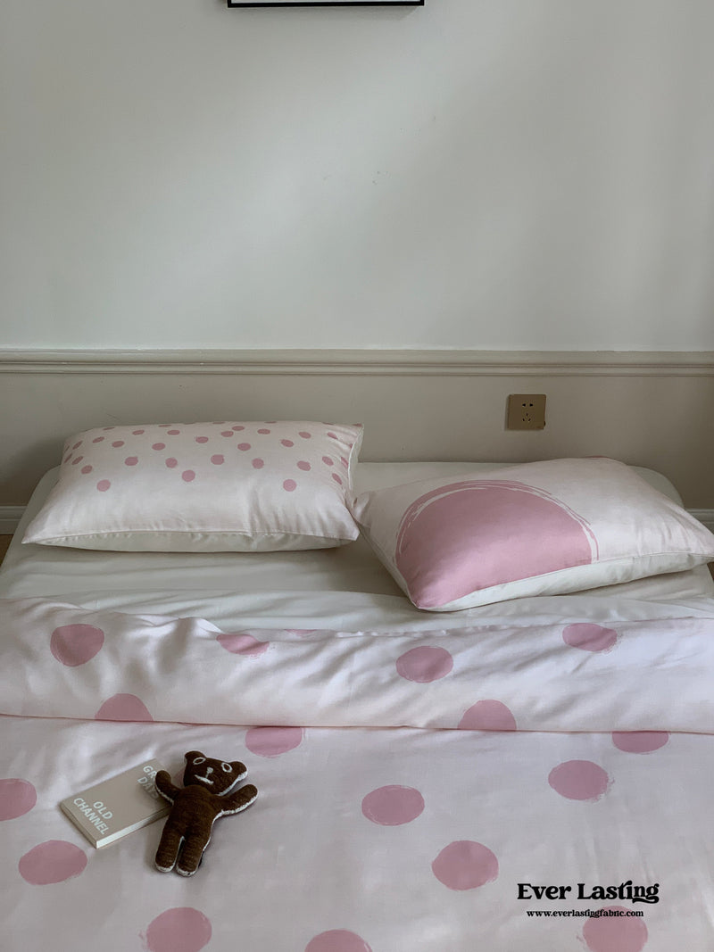 Polka Dot Tencel Silky Bedding Bundle