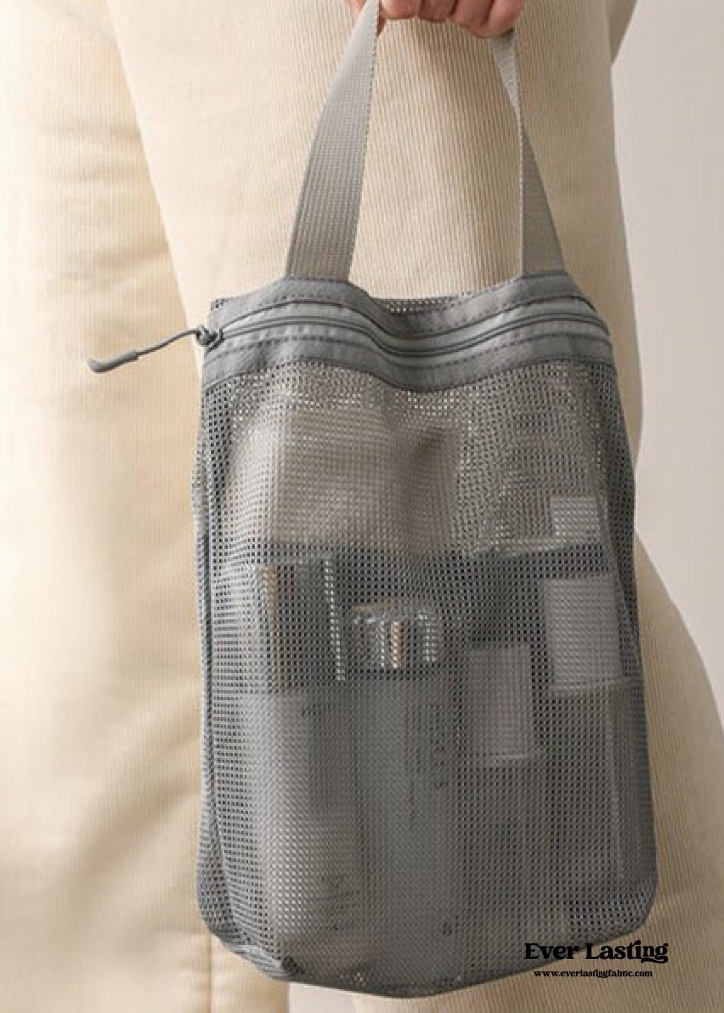 Portable Mesh Shower Caddy – Toiletries Organizer Bag for Gym, College, or Camping - Ever Lasting