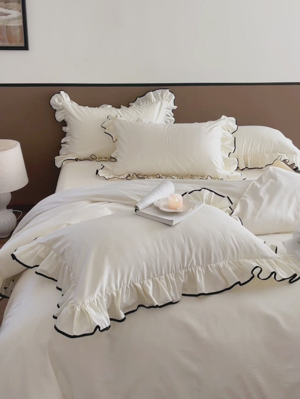Extra Long and Extra Wide Twin, Queen, or King Plush Bedding Made