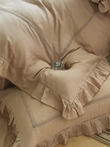 Madeleine Lace Double Gauze Ruffle Bedding Bundle