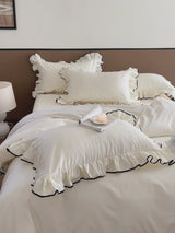 Silky Ruffle Bed Sheet