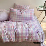 Rainbow Gingham Bedding Set / Purple Bundle