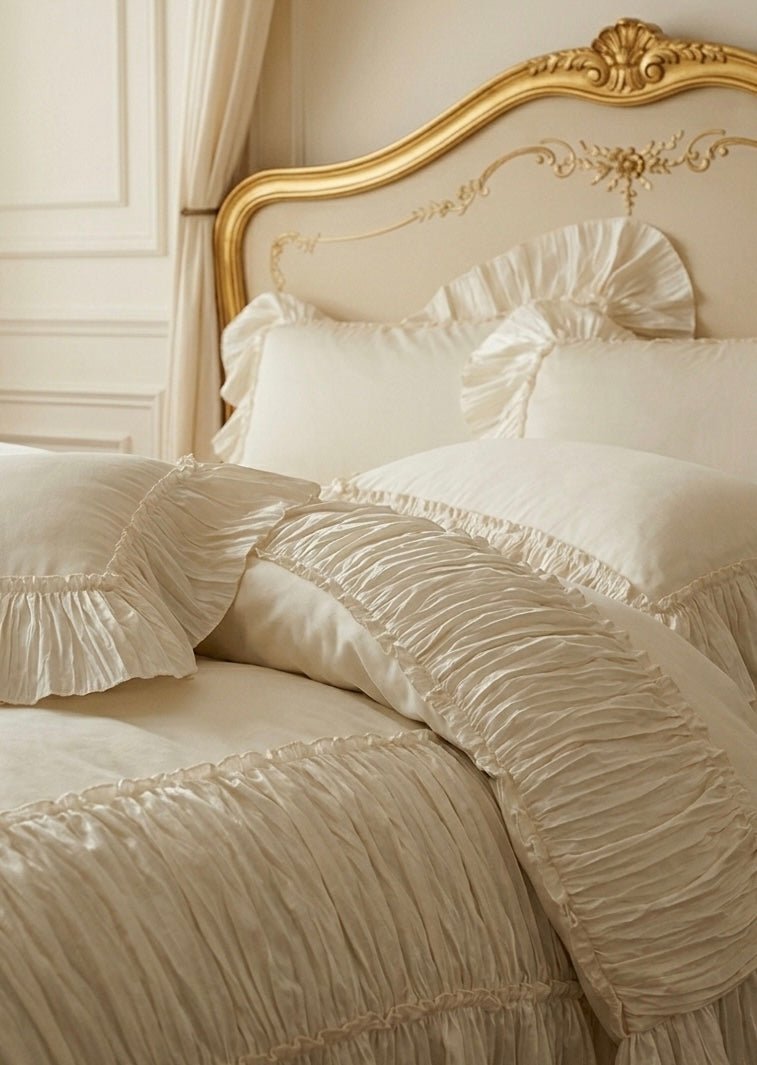  - Ever Lasting - Quinn Lace Bedding Set / White - Bedding Set - Ever Lasting