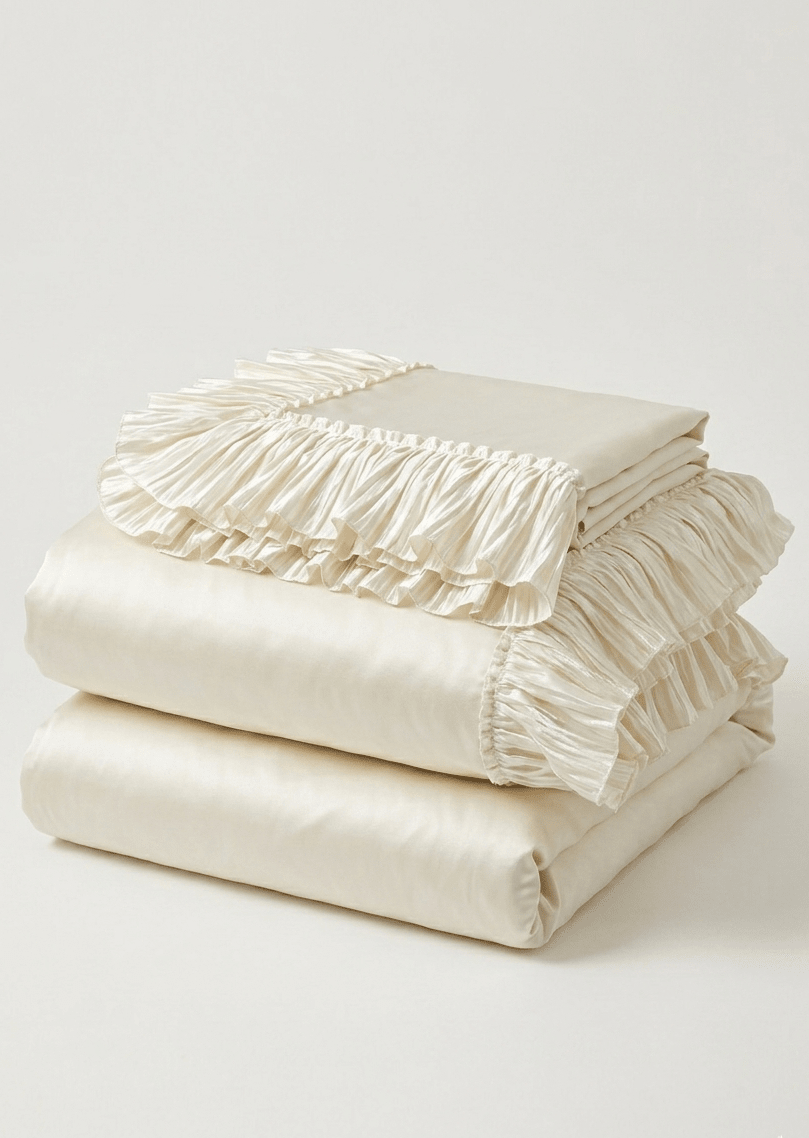  - Ever Lasting - Quinn Lace Bedding Set / White - Bedding Set - Ever Lasting