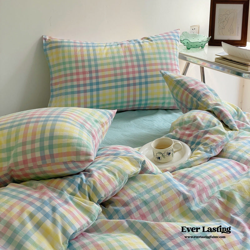 Rainbow Gingham Bedding Bundle