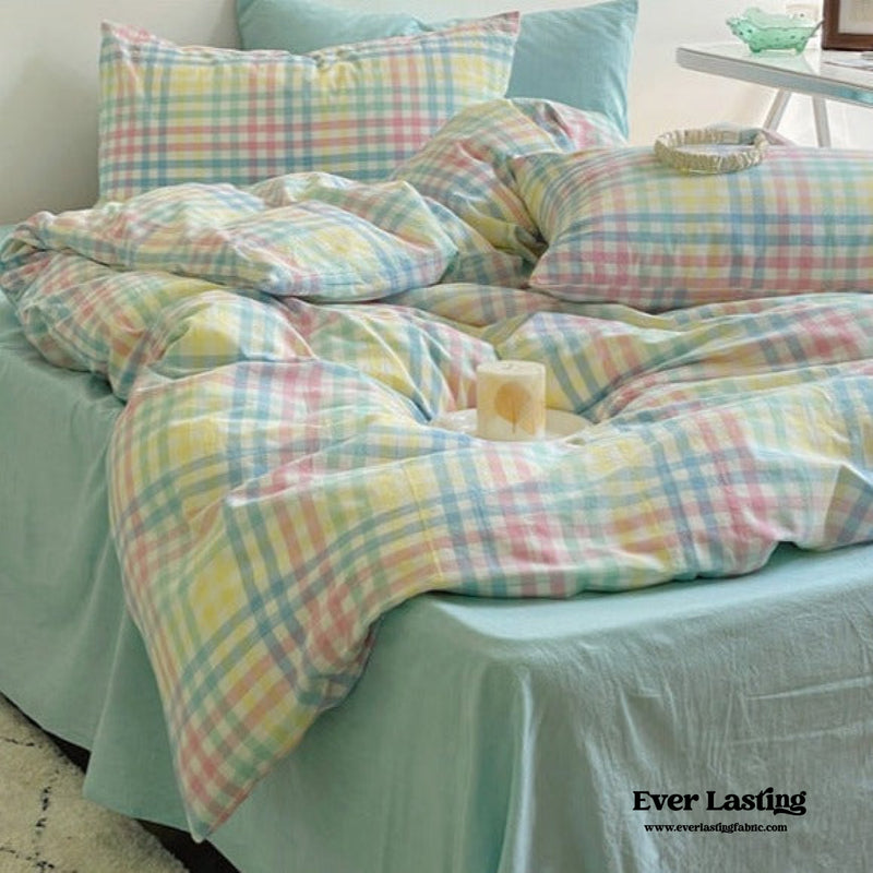 Rainbow Gingham Bedding Bundle