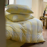 Rainbow Gingham Bedding Set / Yellow Bundle