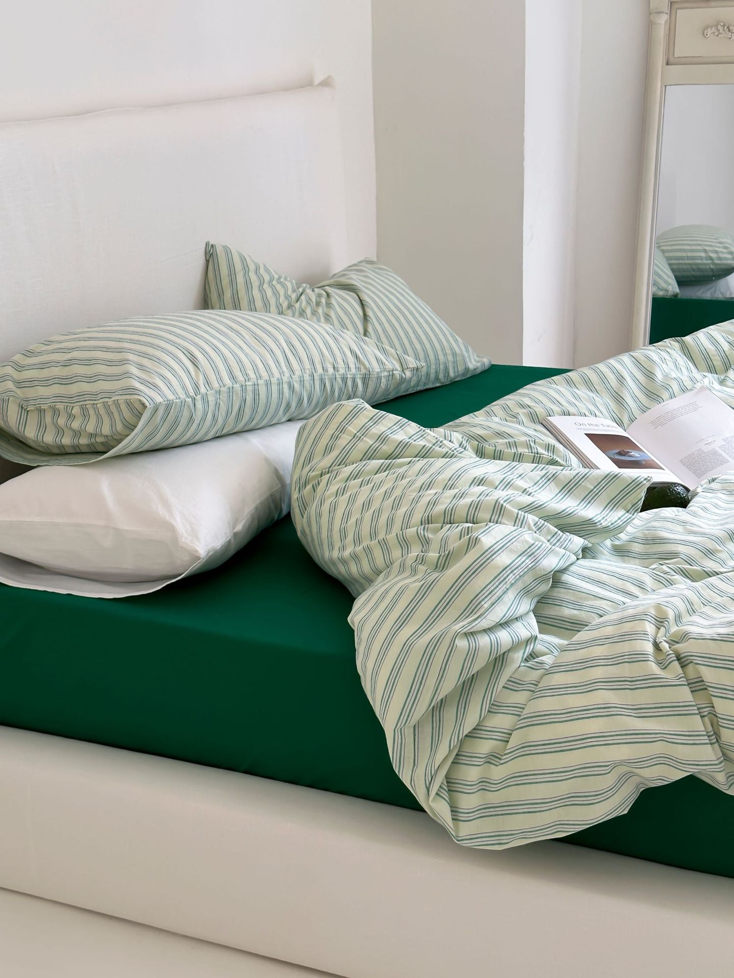  - Ever Lasting - Refreshing Stripe Bedding Set / Blue Single - Bedding Set - Ever Lasting