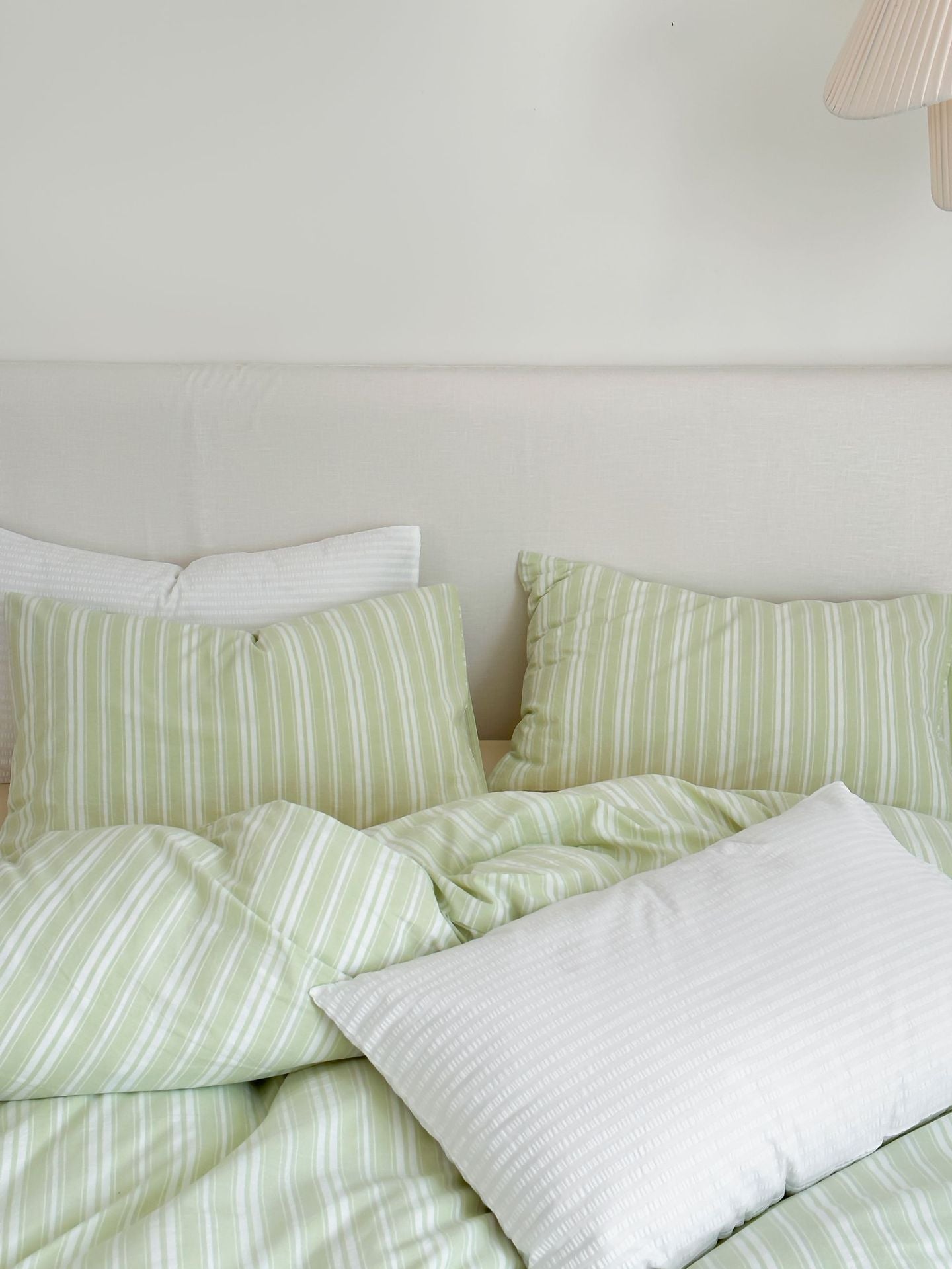  - Ever Lasting - Refreshing Stripe Duvet Cover / Mint Green - Duvet Cover - Ever Lasting
