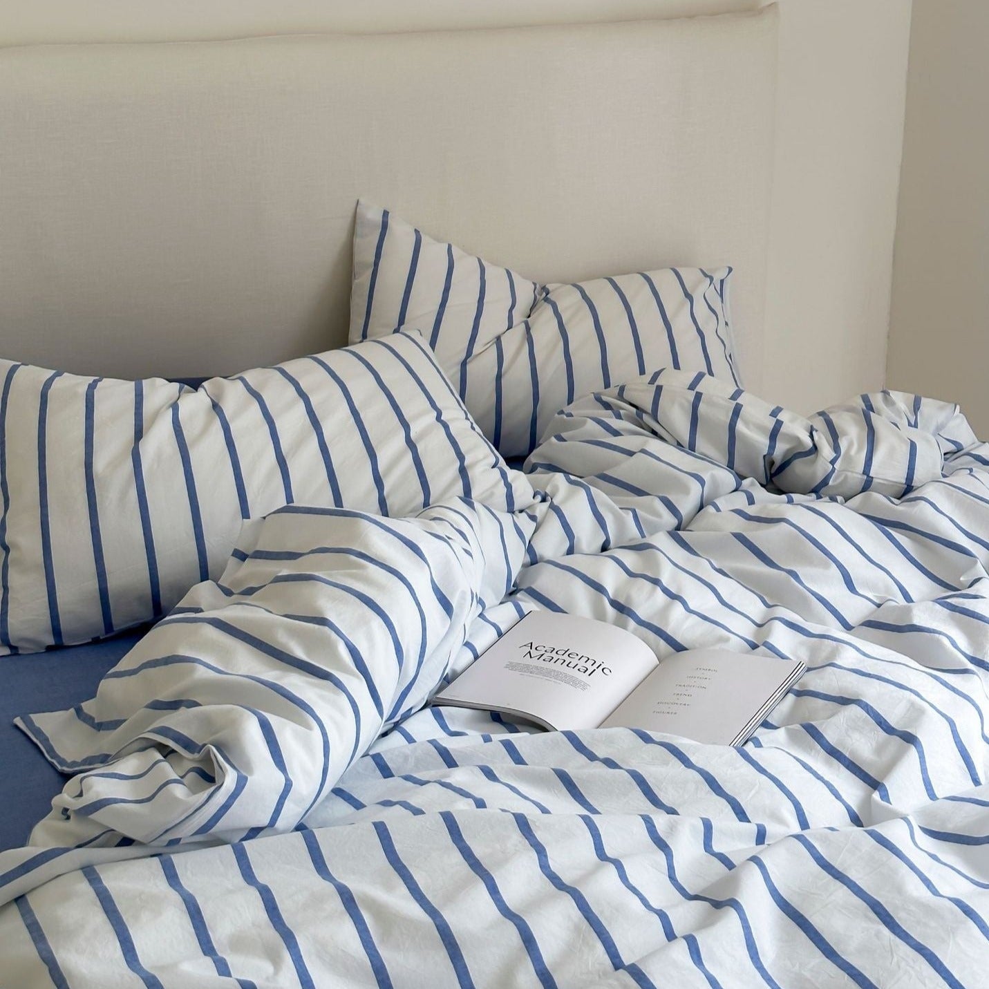  - Ever Lasting - Refreshing Stripe Duvet Cover / Mint Green - Duvet Cover - Ever Lasting