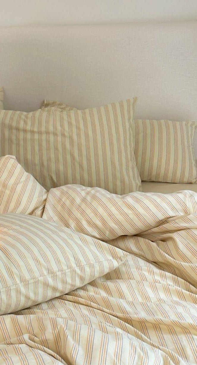  - Ever Lasting - Refreshing Stripe Duvet Cover / Mint Green - Duvet Cover - Ever Lasting
