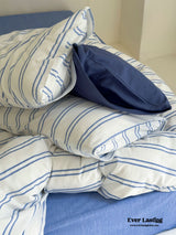 Refreshing Stripe Pillowcases / Forest Green