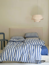 Refreshing Washed Cotton Stripe Bedding Bundle