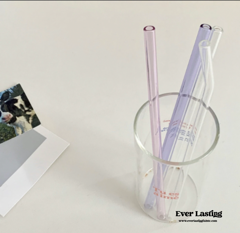 Reusable Glass Straws Homeware