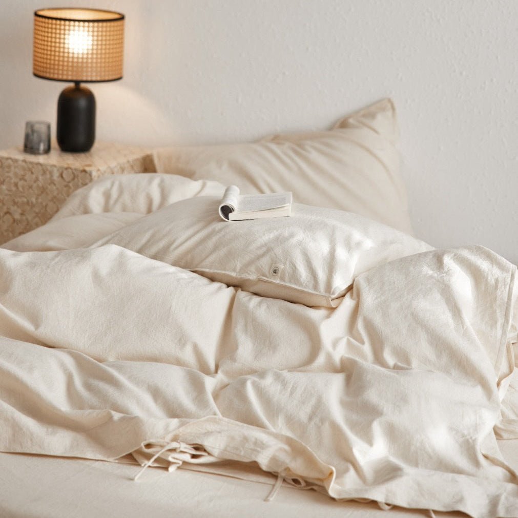  - Ever Lasting - Rhea Pastel Bedding Set / Light Gray - Bedding Set - Ever Lasting