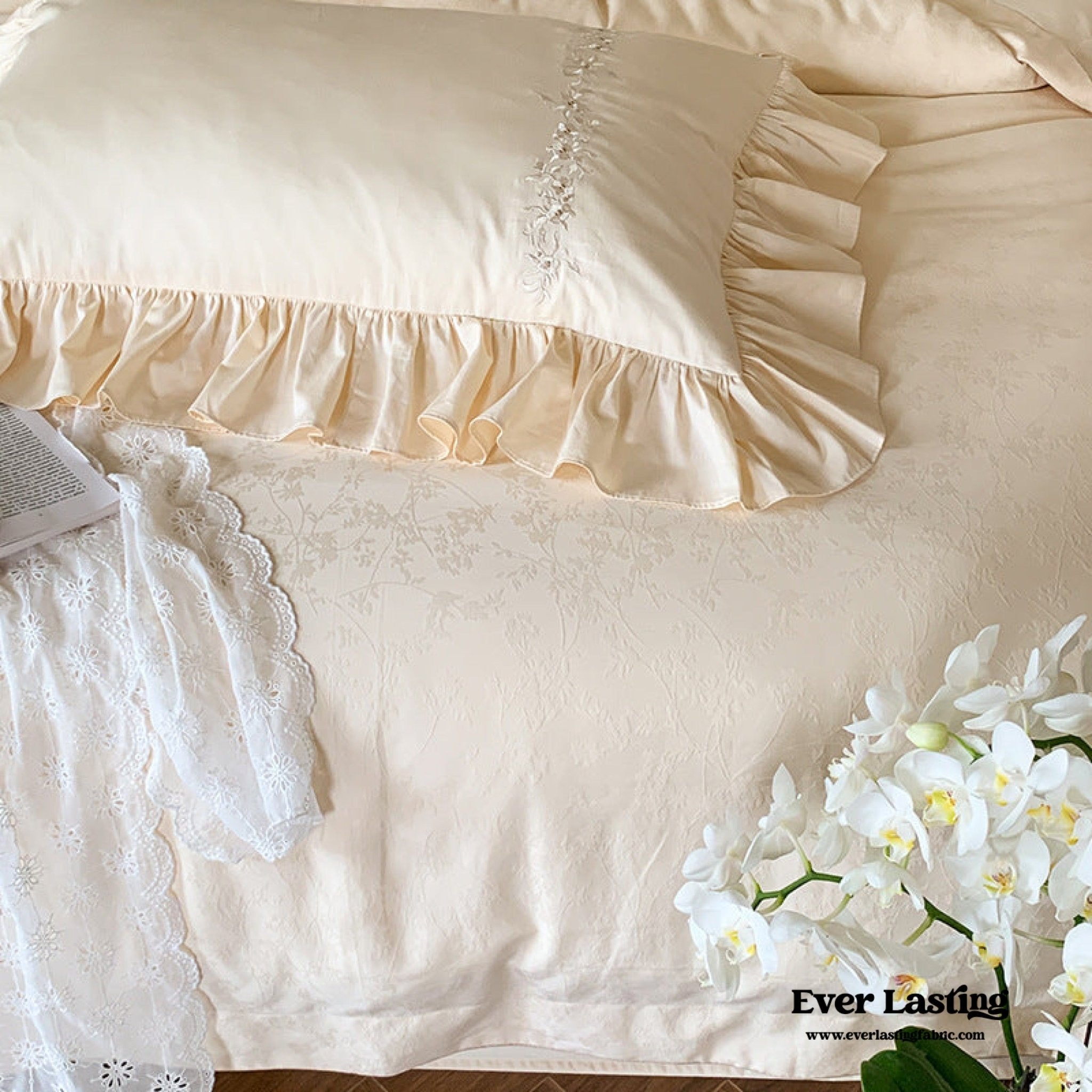 Romantic Floral Warm Tone Bedding Bundle - Ever Lasting