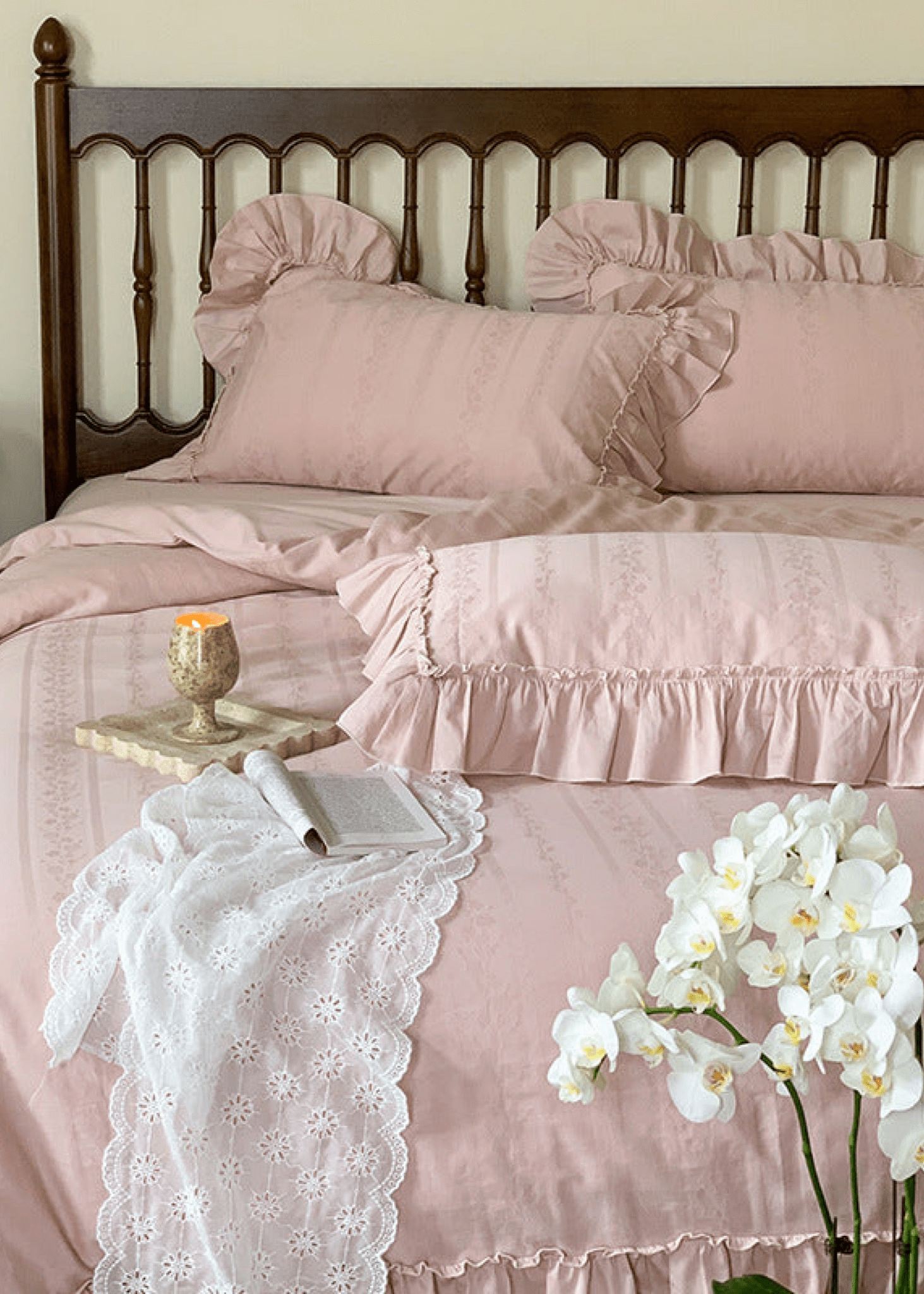 Romantic Floral Warm Tone Bedding Bundle - Ever Lasting