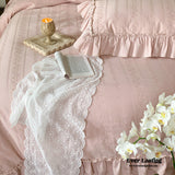 Romantic Floral Warm Tone Bedding Set / Pink