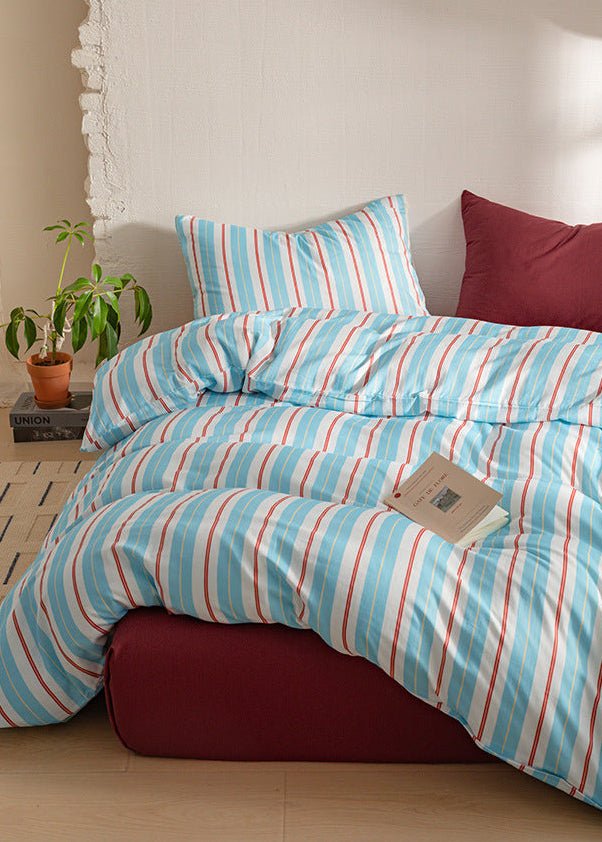 -Ever Lasting - Romy Striped Washed Cotton Bedding Bundle -Bedding Bundle -Ever Lasting