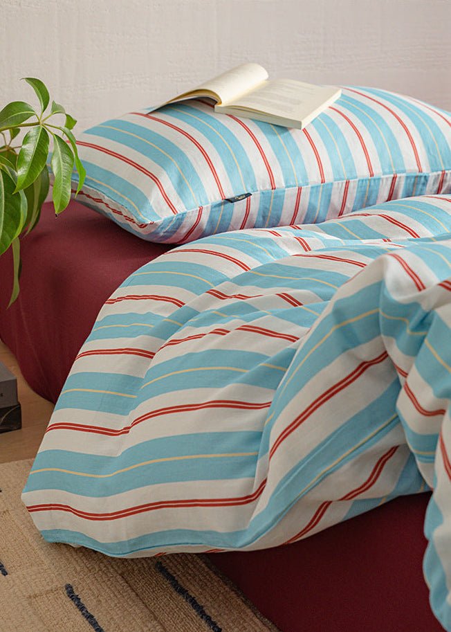 -Ever Lasting - Romy Striped Washed Cotton Bedding Bundle -Bedding Bundle -Ever Lasting