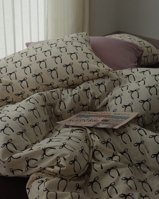 Rosemary Vintage Brown Bow Bedding Bundle - Ever Lasting