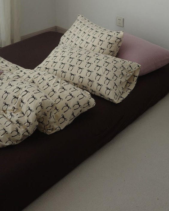 Rosemary Vintage Brown Bow Bedding Bundle - Ever Lasting