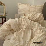 Royal Duvet Cover & Pillowcases / Beige Medium - Only Bedding Set