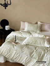 Royal Floral Ruffle Bedding Set