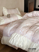 Royal Floral Ruffle Bedding Set