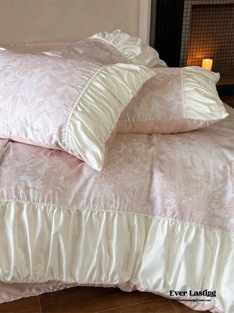 Royal Floral Ruffle Bedding Set